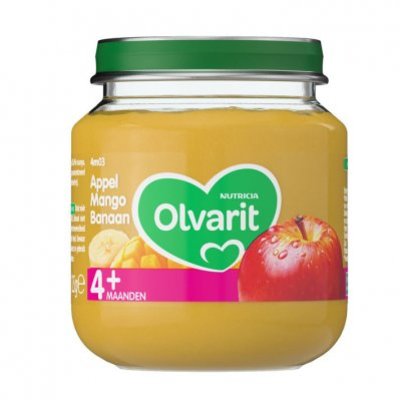 Olvarit Appel mango banaan 4+ mnd