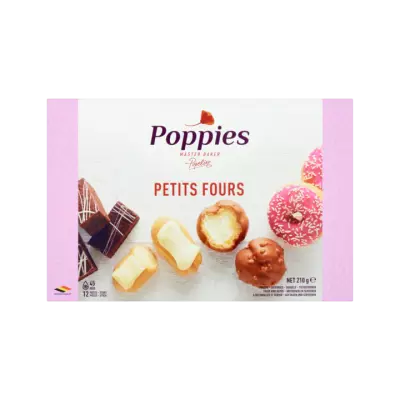 Poppies Petits Fours 12 Stuks