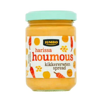 Huismerk Harissa Houmous Kikkererwten Spread