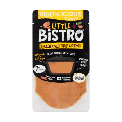 Kiddylicious Little Bistro Kip & Groenten Ovenschotel 7+ Maanden