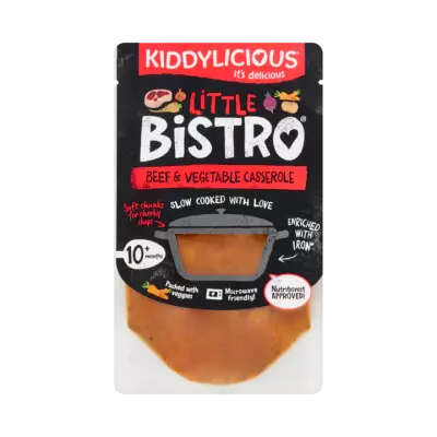 Kiddylicious Little Bistro Rundergehakt & Groenten Ovenschotel 10+ Maanden