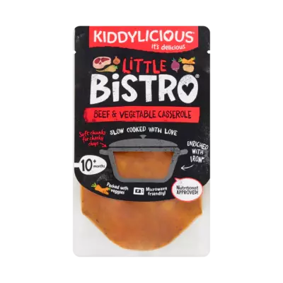 Kiddylicious Little Bistro Rundergehakt & Groenten Ovenschotel 10+ Maanden