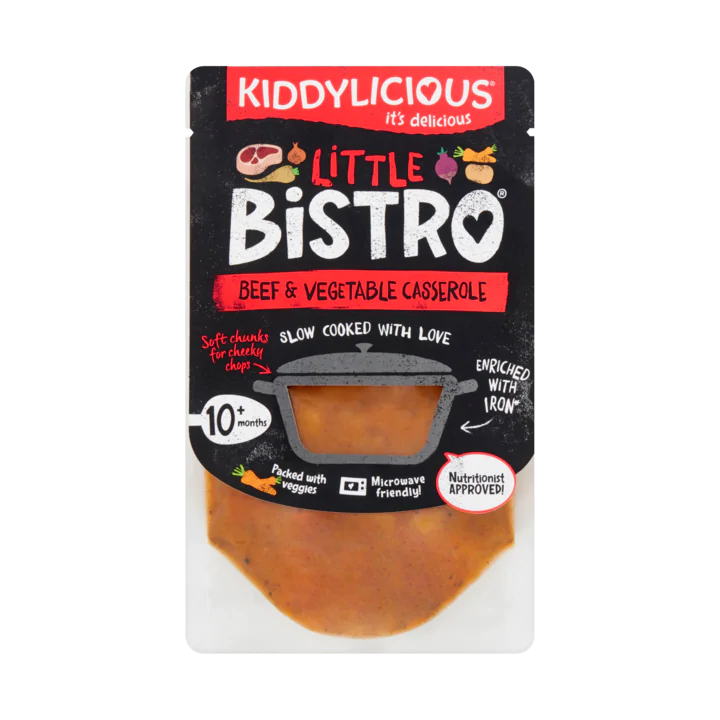 Kiddylicious Little Bistro Rundergehakt & Groenten Ovenschotel 10+ Maanden