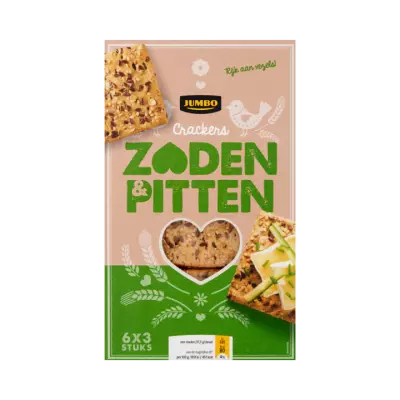 Huismerk Crackers Zaden & Pitten