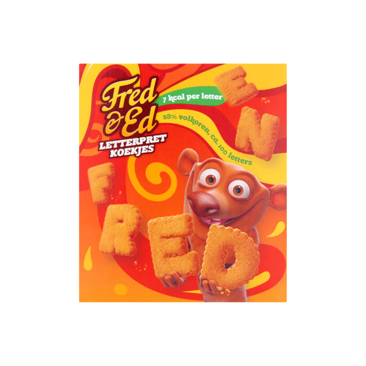 Fred & Ed Letterpret Koekjes