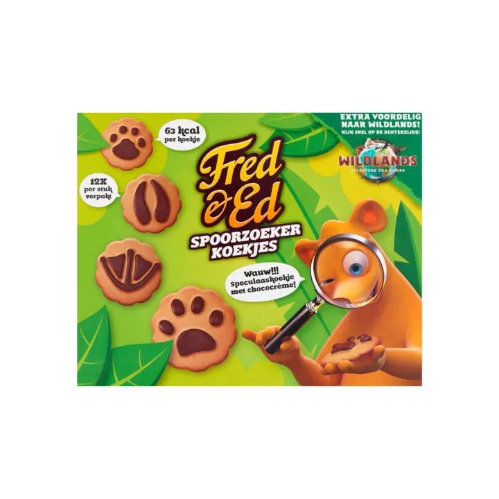 Fred & Ed Spoorzoeker Koekjes 12 Stuks
