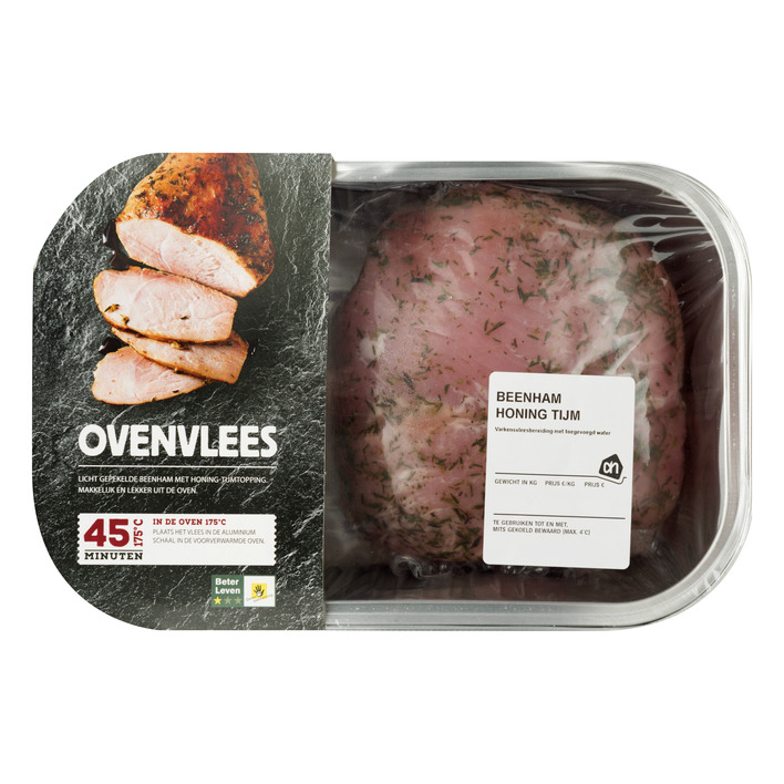 Huismerk Ovenschaal beenham honing tijm