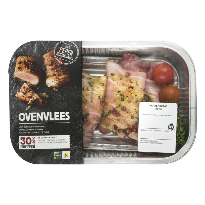 Huismerk Ovenschaal varkenshaas spek