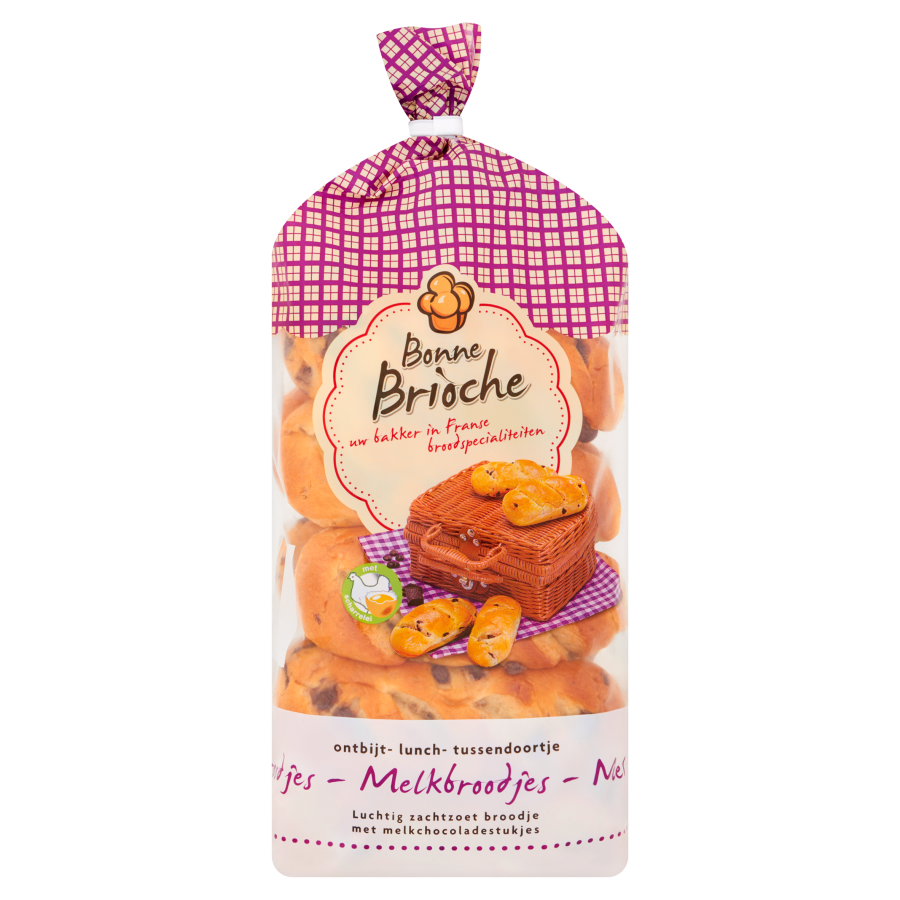 Bonne Brioche Chocoladebroodjes 10 stuks