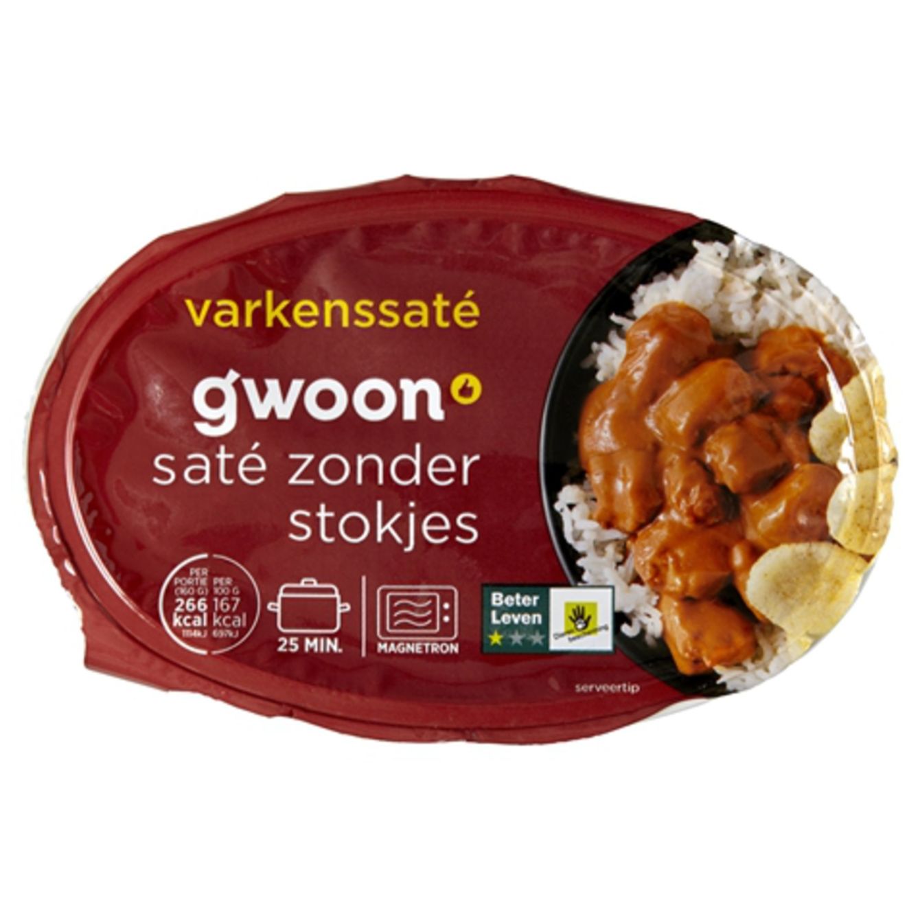 Huismerk Varkenssaté Zonder Stokjes