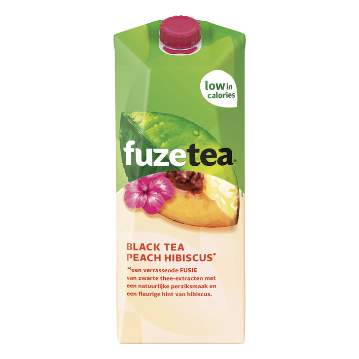 Fuze Tea Black tea peach hibiscus