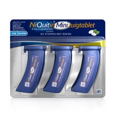 Niquitin Minimint zuigtabletten 4 mg