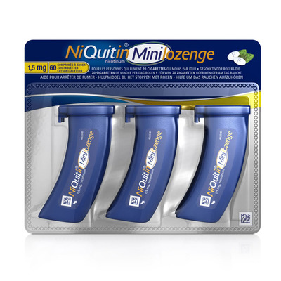 Niquitin Minimint zuigtabletten 1,5 mg