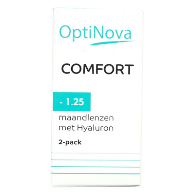 OptiNova Comfort maandlenzen hyaluron -1,25