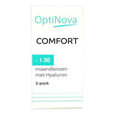 OptiNova Comfort maandlenzen hyaluron -1,50