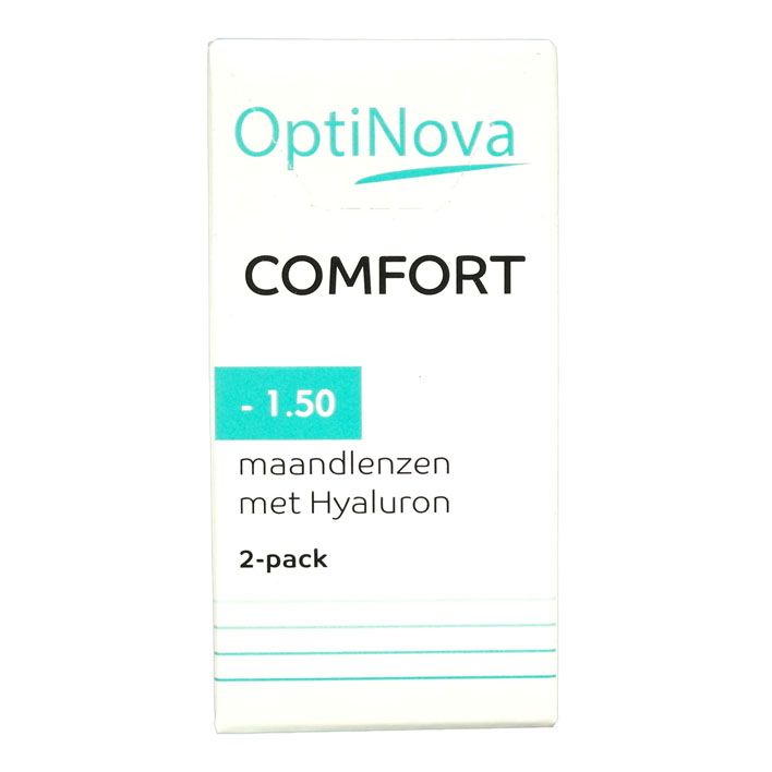 OptiNova Comfort maandlenzen hyaluron -1,50