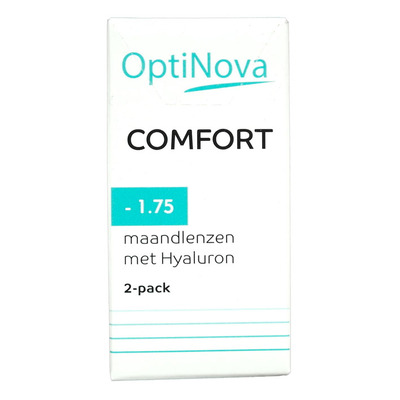 OptiNova Comfort maandlenzen hyaluron -1,75