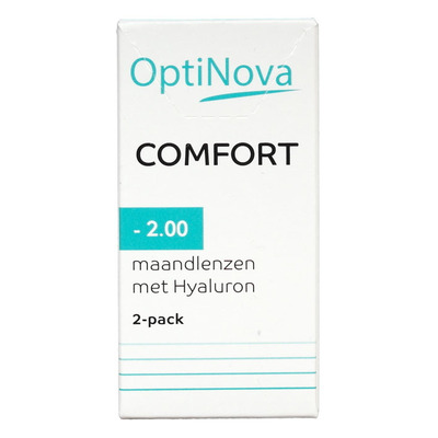 OptiNova Comfort maandlenzen hyaluron -2,00