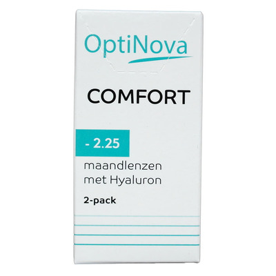 OptiNova Comfort maandlenzen hyaluron -2,25