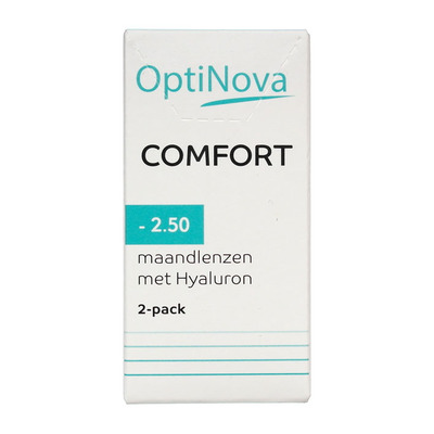 OptiNova Comfort maandlenzen hyaluron -2,50