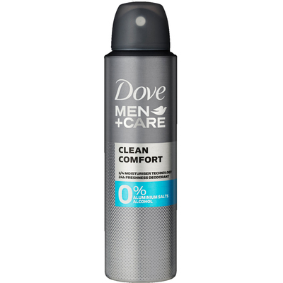 Dove Men+care 0% deodorant clean comfort