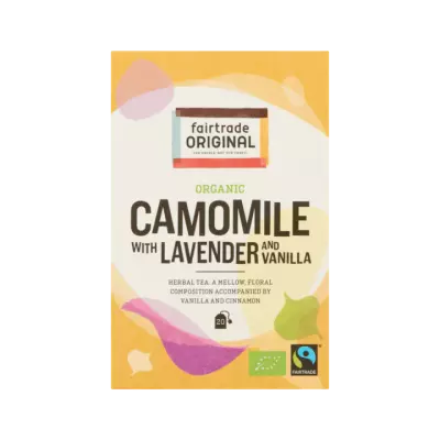 Fairtrade Original Organic Camomile with Lavender and Vanilla 20 Zakjes