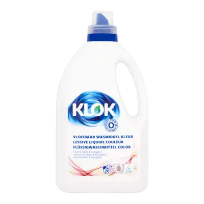 Klok Vloeibaar Wasmiddel Kleur