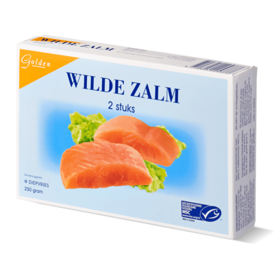 GOLDEN WILDE ZALMFILET 250GR