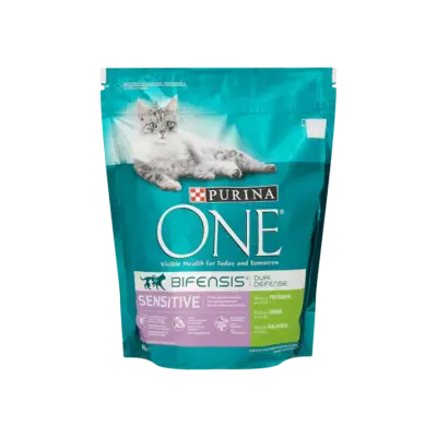 Purina ONE Sensitive met Kalkoen en Rijst Kattenbrokken