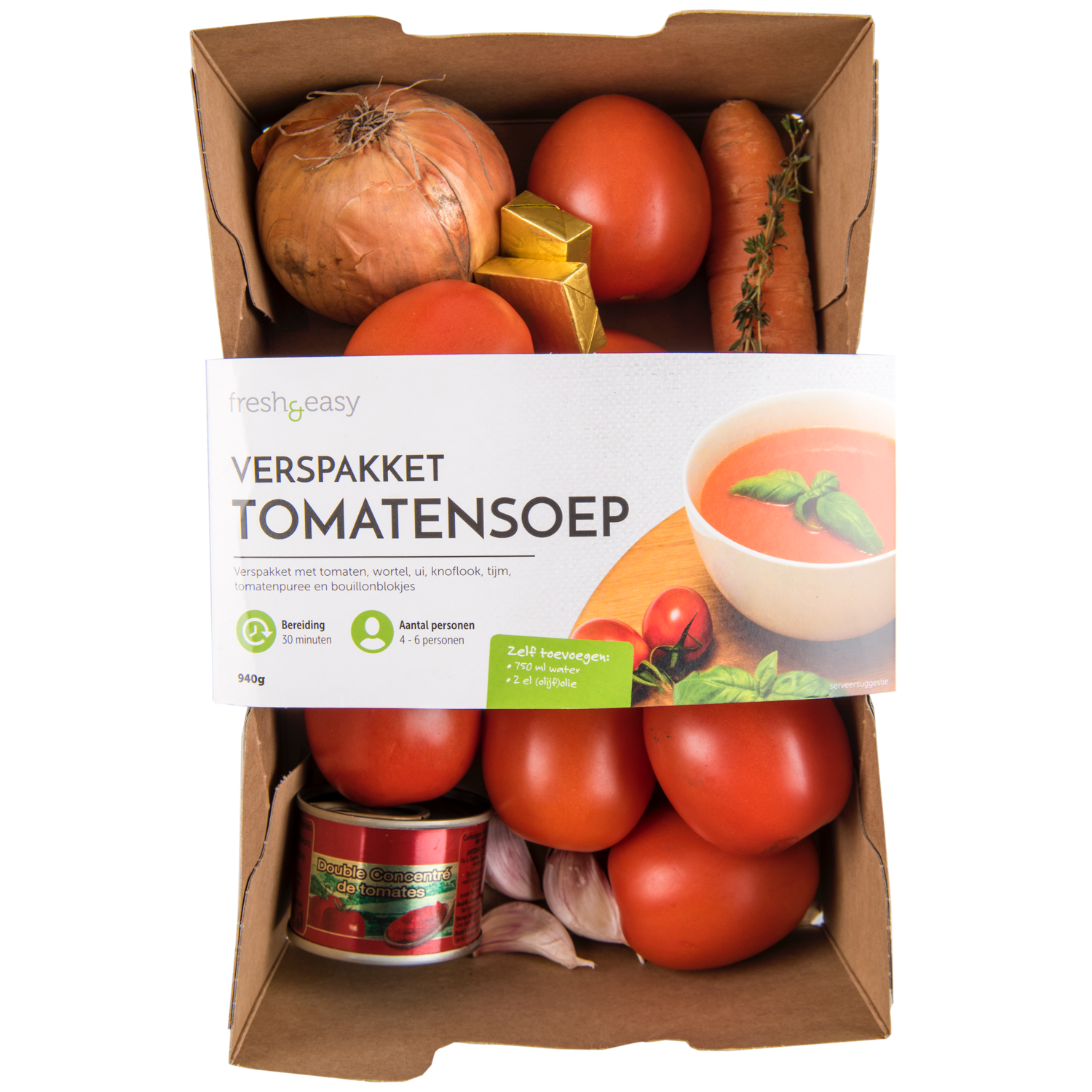 Verspakket tomatensoep