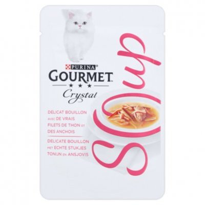 Gourmet Crystal soup met tonijn en ansjovis
