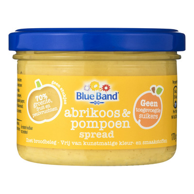 Blue Band Abrikoos & pompoen spread
