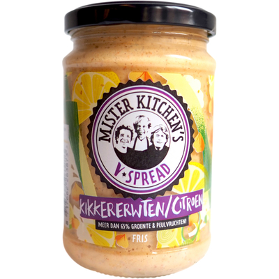 Mister Kitchen's V-Spread kikkererwten citroen