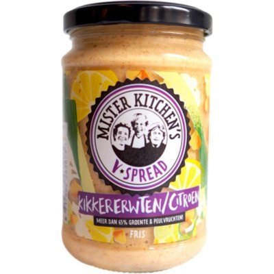 Mister Kitchen's V-Spread kikkererwten citroen