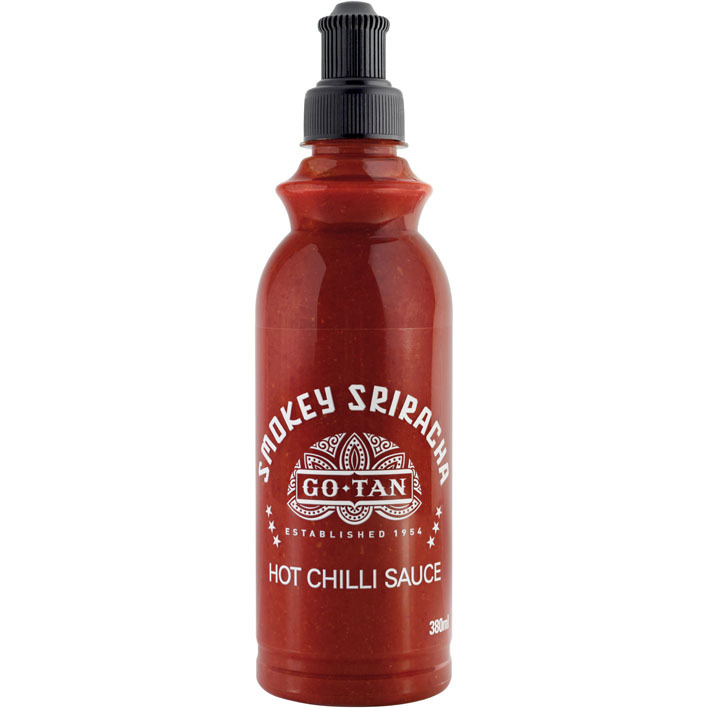 Go-Tan Smokey sriracha hot chilli sauce