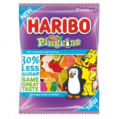 Haribo Fruity pinguins 30% minder suiker