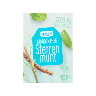 Huismerk Kruidenthee Sterrenmunt 15 Zakjes