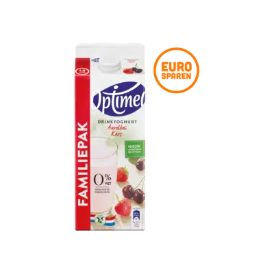 Optimel Drinkyoghurt Aardbei Kers