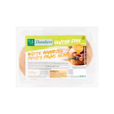 Damhert Nutrition Glutenvrije Witte Broodjes