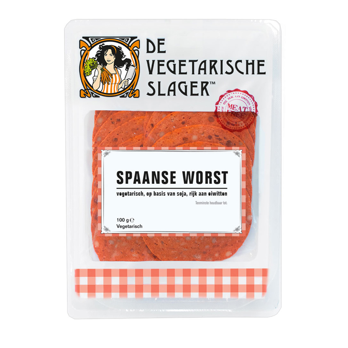 Vegetarische Slager Spaanse worst