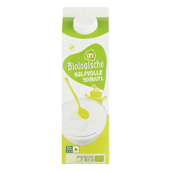 Huismerk Biologisch Halfvolle yoghurt