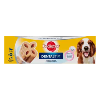 Pedigree Dentastix 2 Keer Per Week Medium