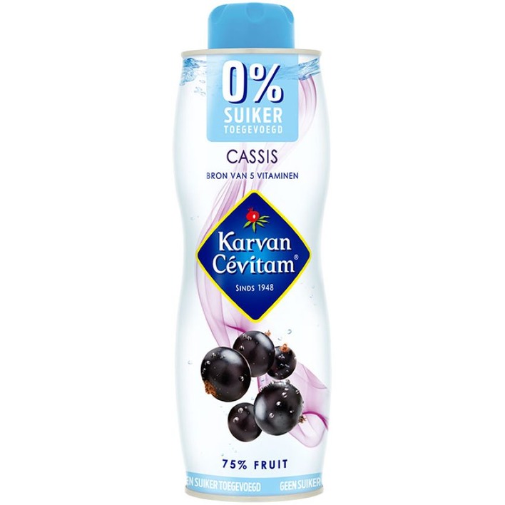Karvan Cévitam Cassis 0% suiker toegevoegd