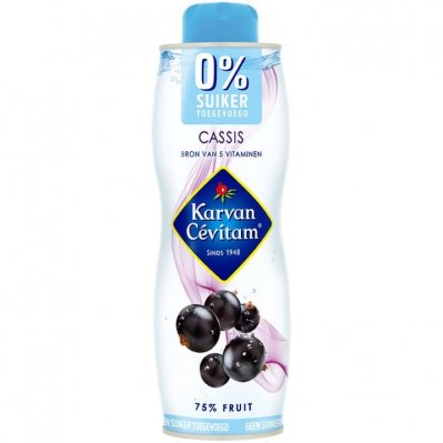 Karvan Cévitam Cassis 0% suiker toegevoegd