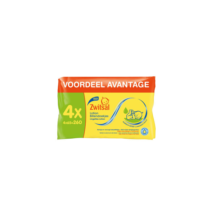 Zwitsal Billendoek lotion 4-pack