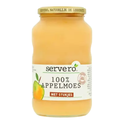 Servero 100% Appelmoes Met Stukjes