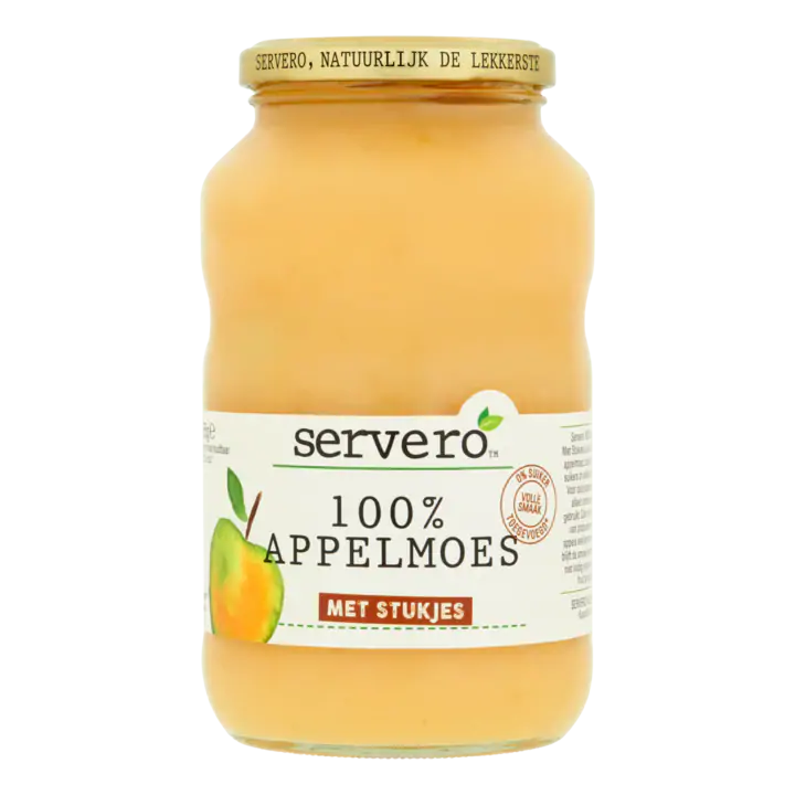 Servero 100% Appelmoes Met Stukjes