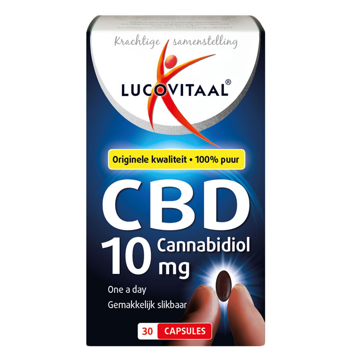 Lucovitaal CBD cannabidiol 10mg capsules
