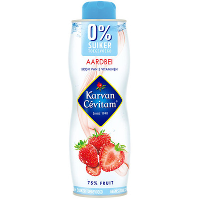 Karvan Cévitam Aardbei 0% suiker toegevoegd