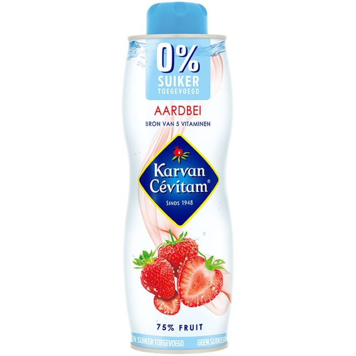 Karvan Cévitam Aardbei 0% suiker toegevoegd